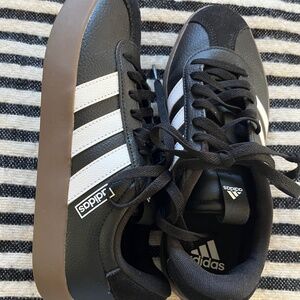 Black Adidas Court Shoes